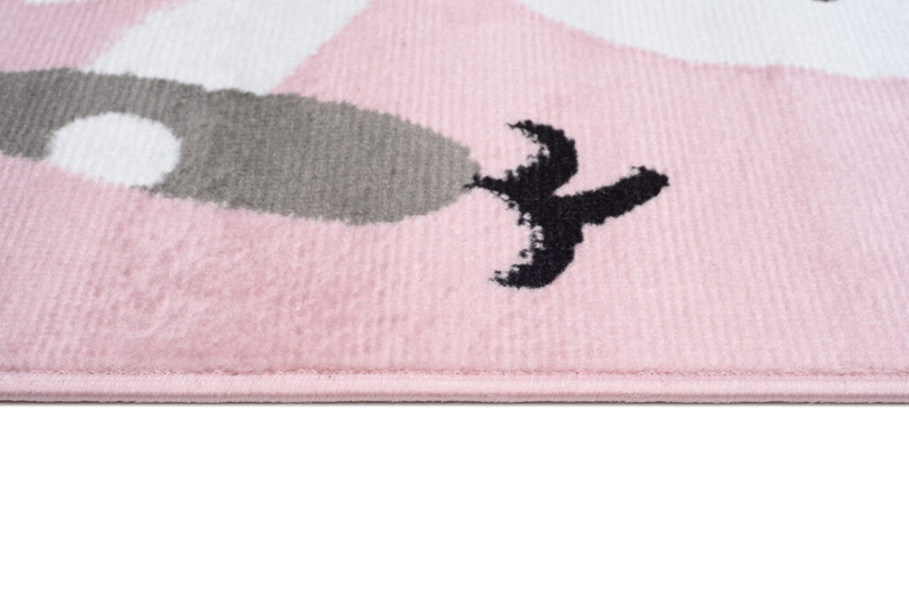 Tappeto Per Bambini Pinky Rosa Coniglietto
