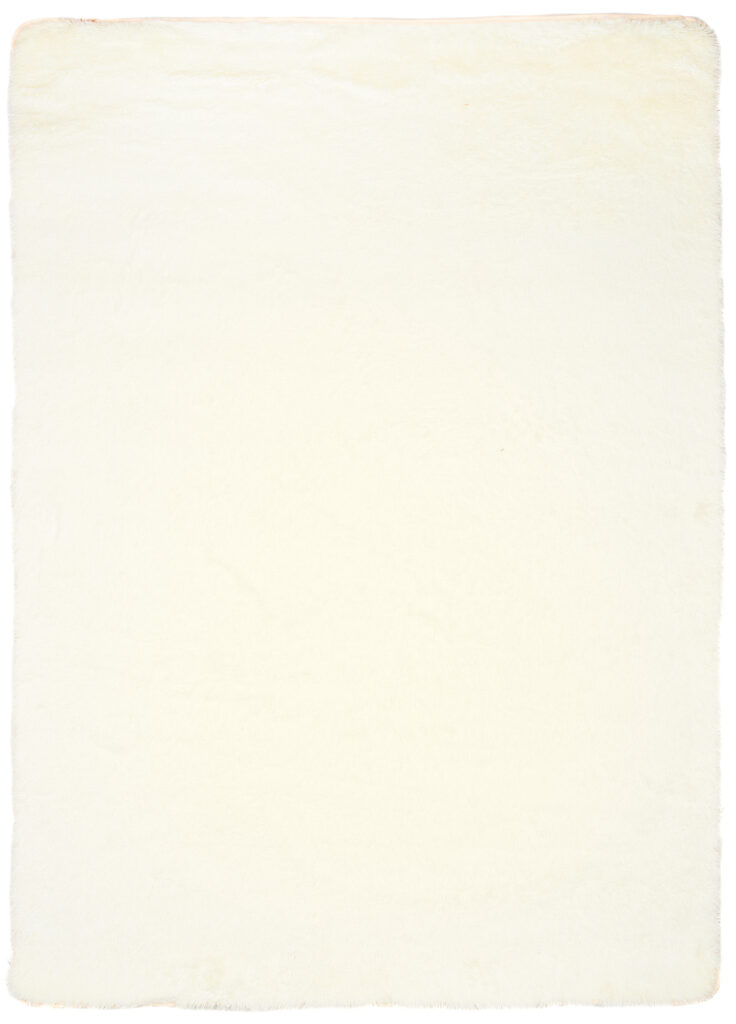 Tappeto Silk Antiscivolo Shaggy Crema