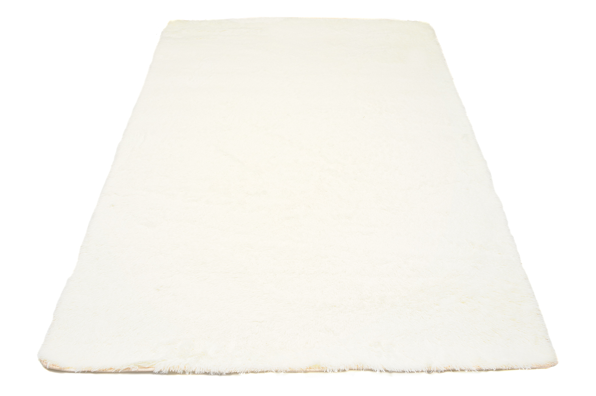 Tappeto Silk Antiscivolo Shaggy Crema