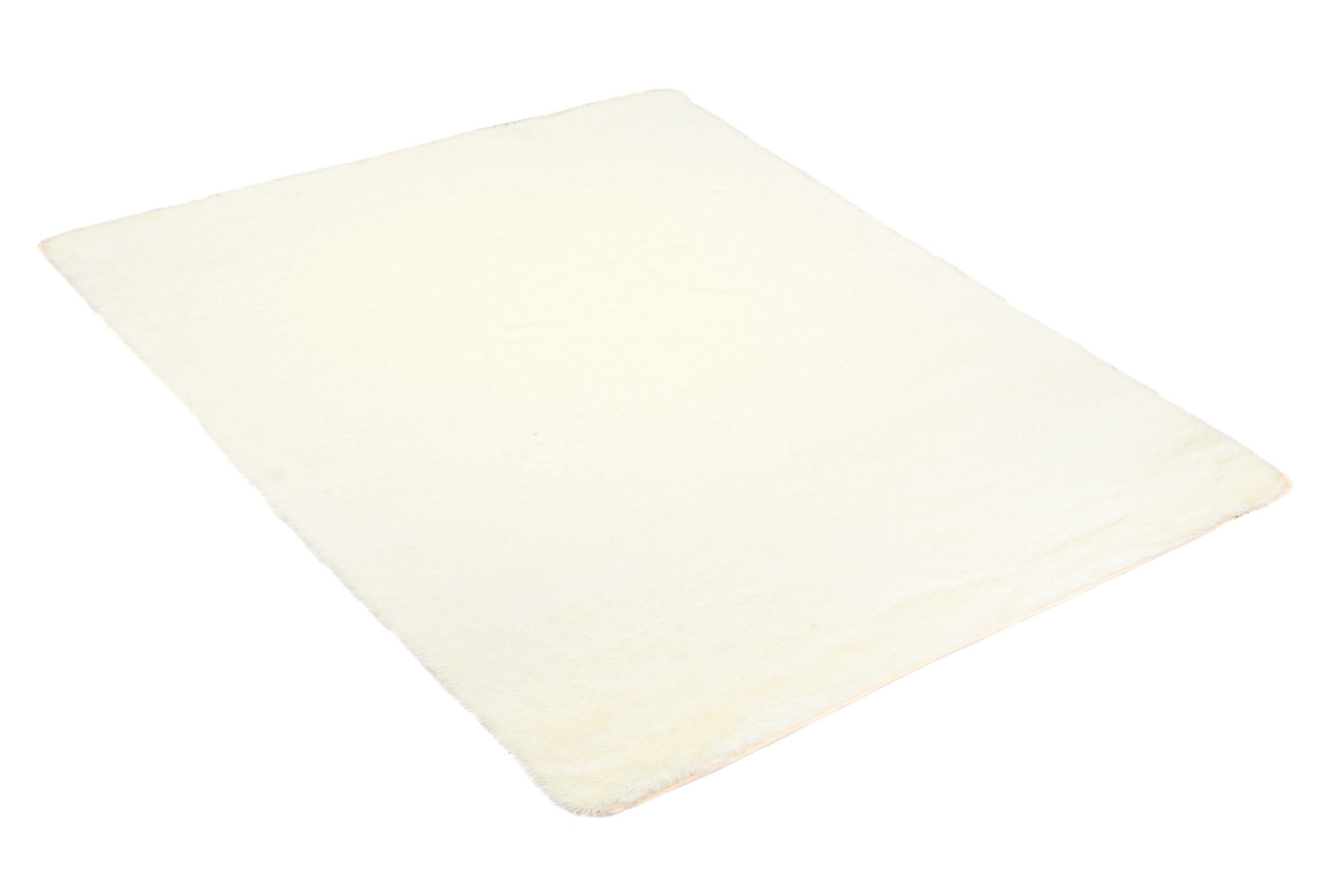 Tappeto Silk Antiscivolo Shaggy Crema
