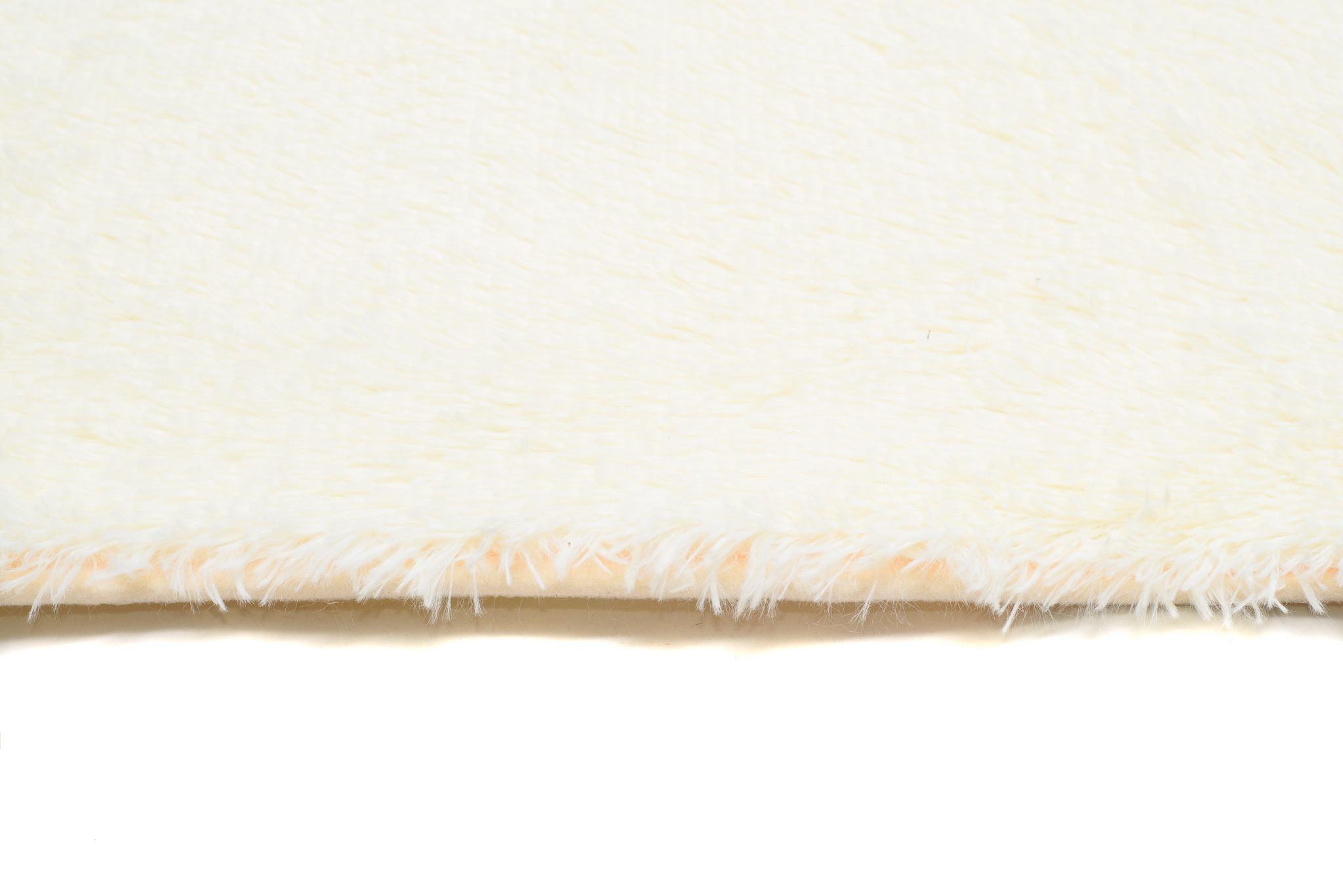 Tappeto Silk Antiscivolo Shaggy Crema