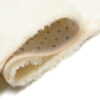 Tappeto Silk Antiscivolo Shaggy Crema
