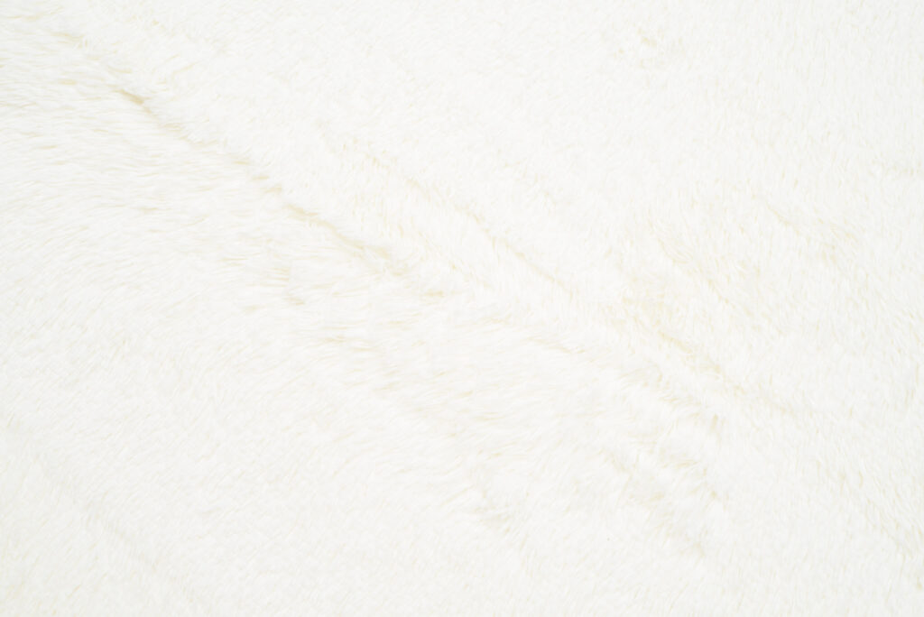 Tappeto Silk Antiscivolo Shaggy Panna