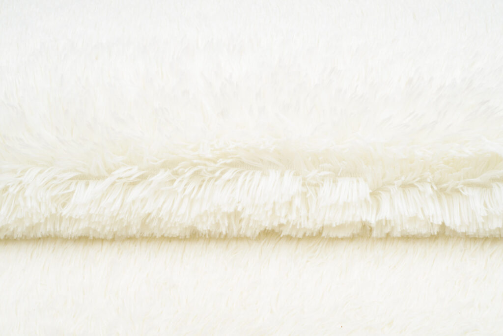 Tappeto Silk Antiscivolo Shaggy Panna