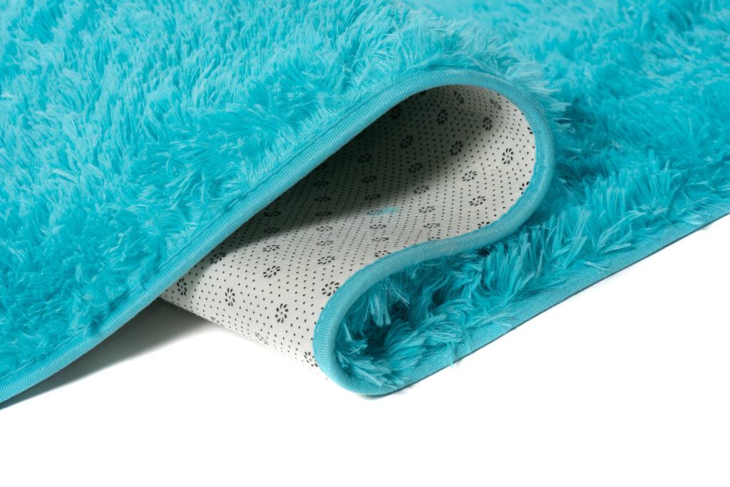 Tappeto Silk Antiscivolo Shaggy Turchese