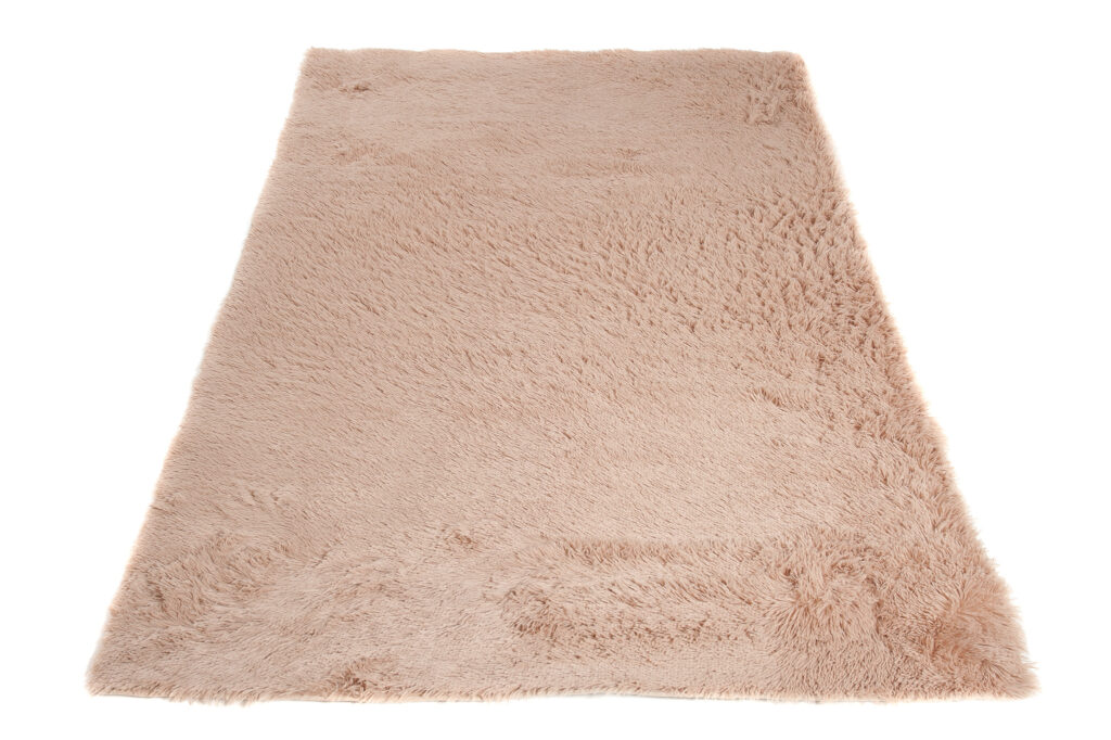 Tappeto Silk Antiscivolo Shaggy Beige Chiaro