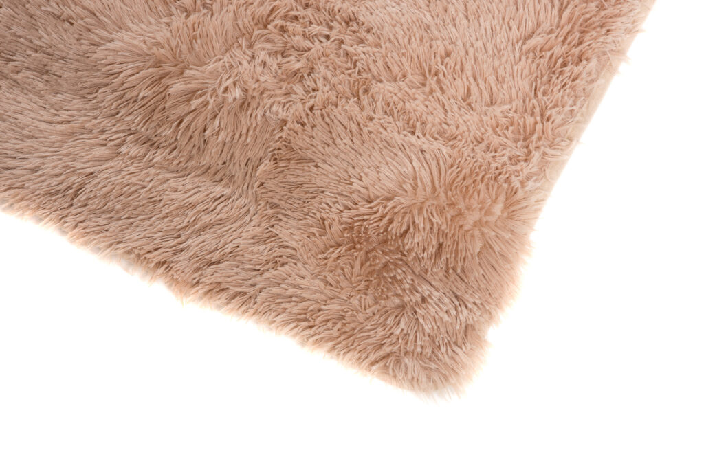 Tappeto Silk Antiscivolo Shaggy Beige Chiaro