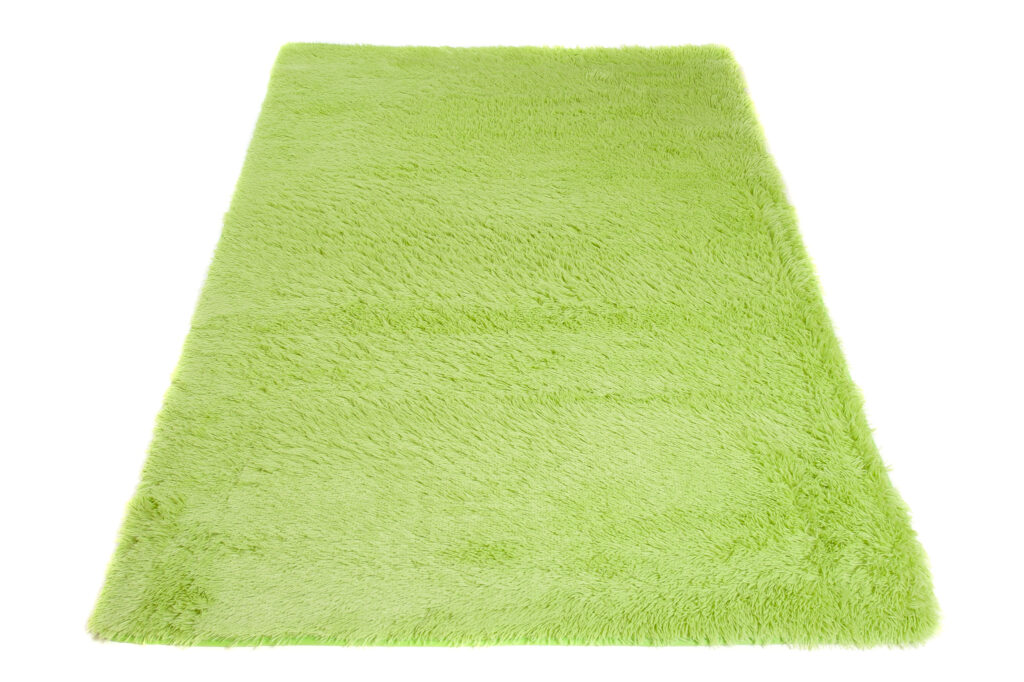 Tappeto Silk Antiscivolo Shaggy Verde Chiaro