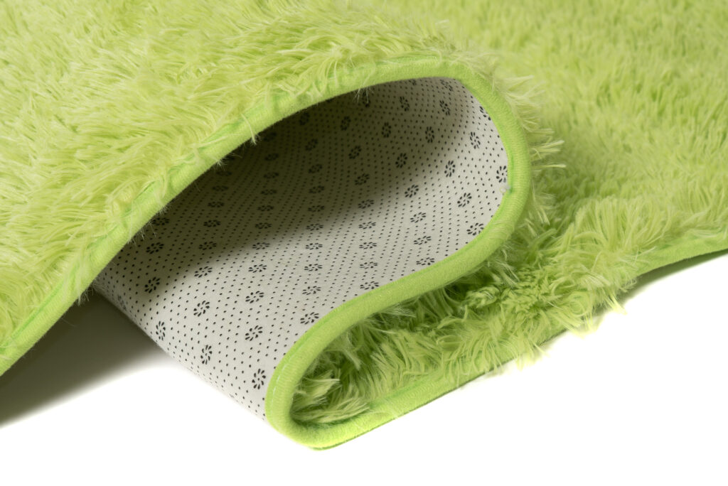Tappeto Silk Antiscivolo Shaggy Verde Chiaro