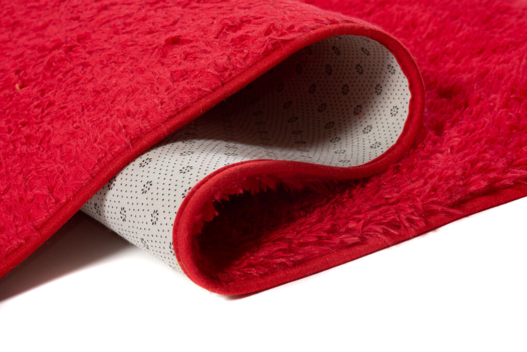 Tappeto Silk Antiscivolo Shaggy Rosso