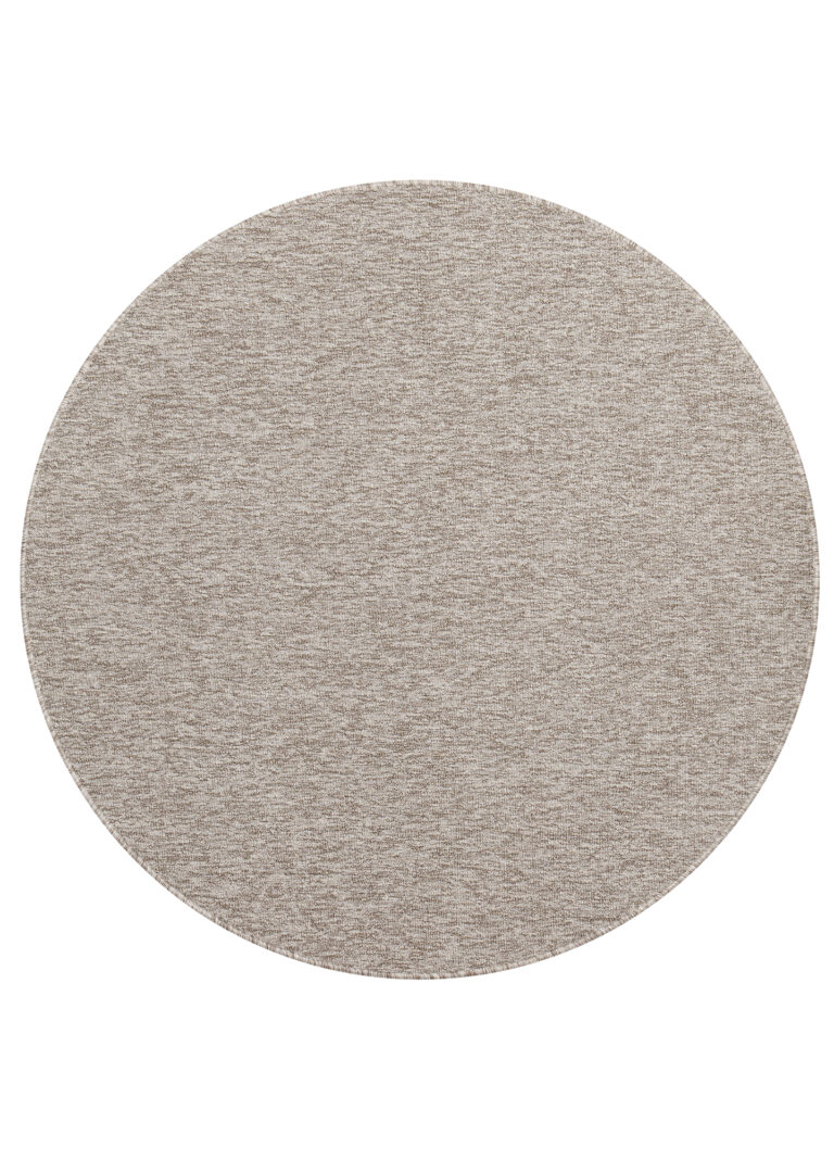 Tappeto Nizza Rotondo Beige Chiaro Moderno Antiscivolo