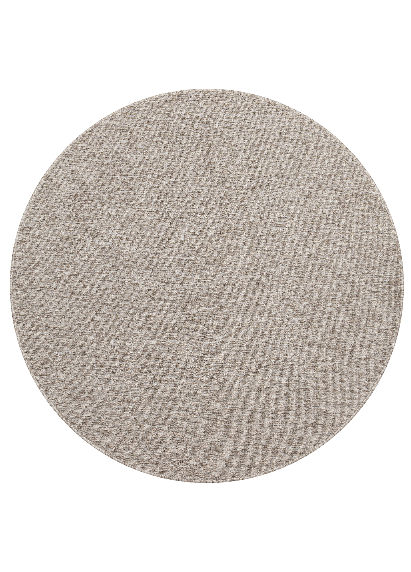 Tappeto Nizza Rotondo Beige Chiaro Moderno Antiscivolo