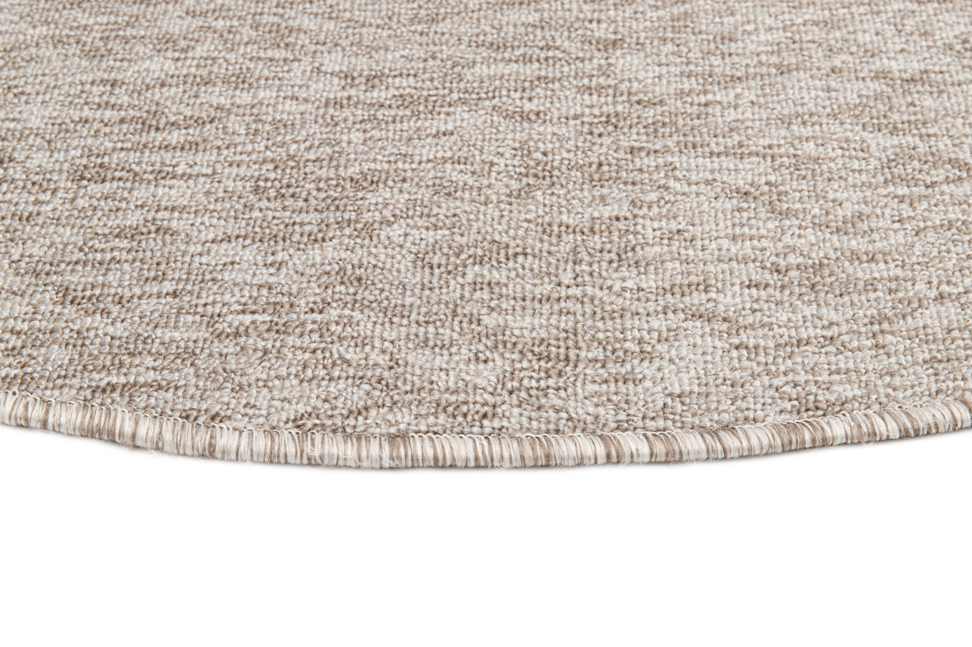 Tappeto Nizza Rotondo Beige Chiaro Moderno Antiscivolo