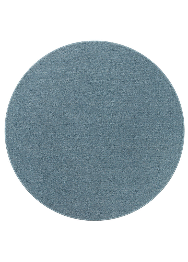 Tappeto Nizza Rotondo Blu Moderno Antiscivolo