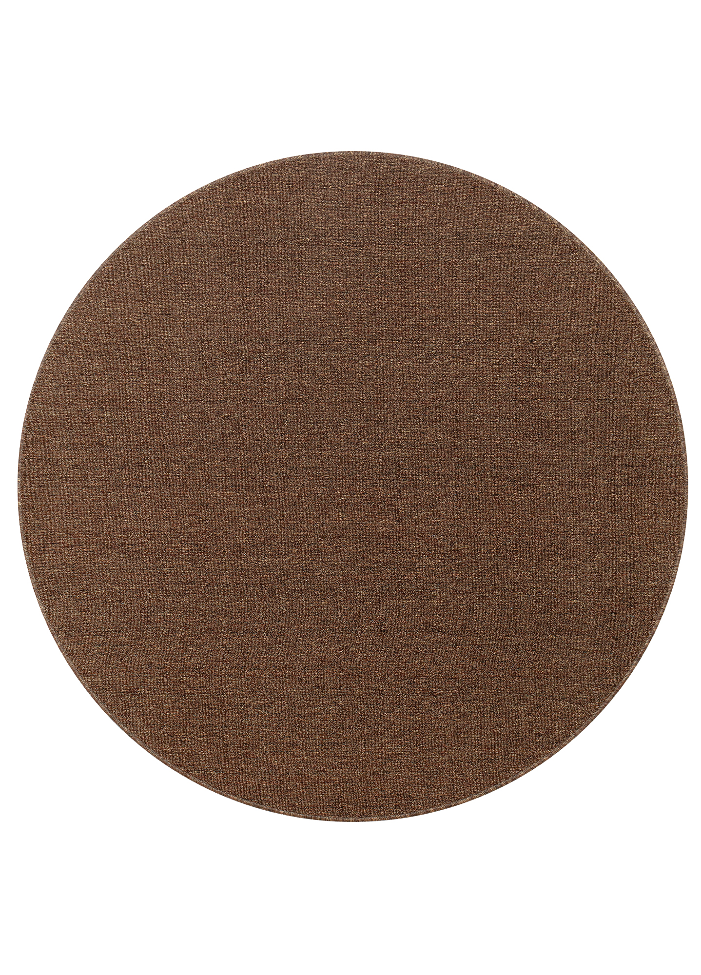 Tappeto Nizza Rotondo Marrone Moderno Antiscivolo