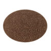 Tappeto Nizza Rotondo Marrone Moderno Antiscivolo