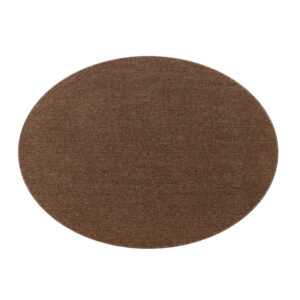 Tappeto Nizza Rotondo Marrone Moderno Antiscivolo