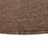 Tappeto Nizza Rotondo Marrone Moderno Antiscivolo