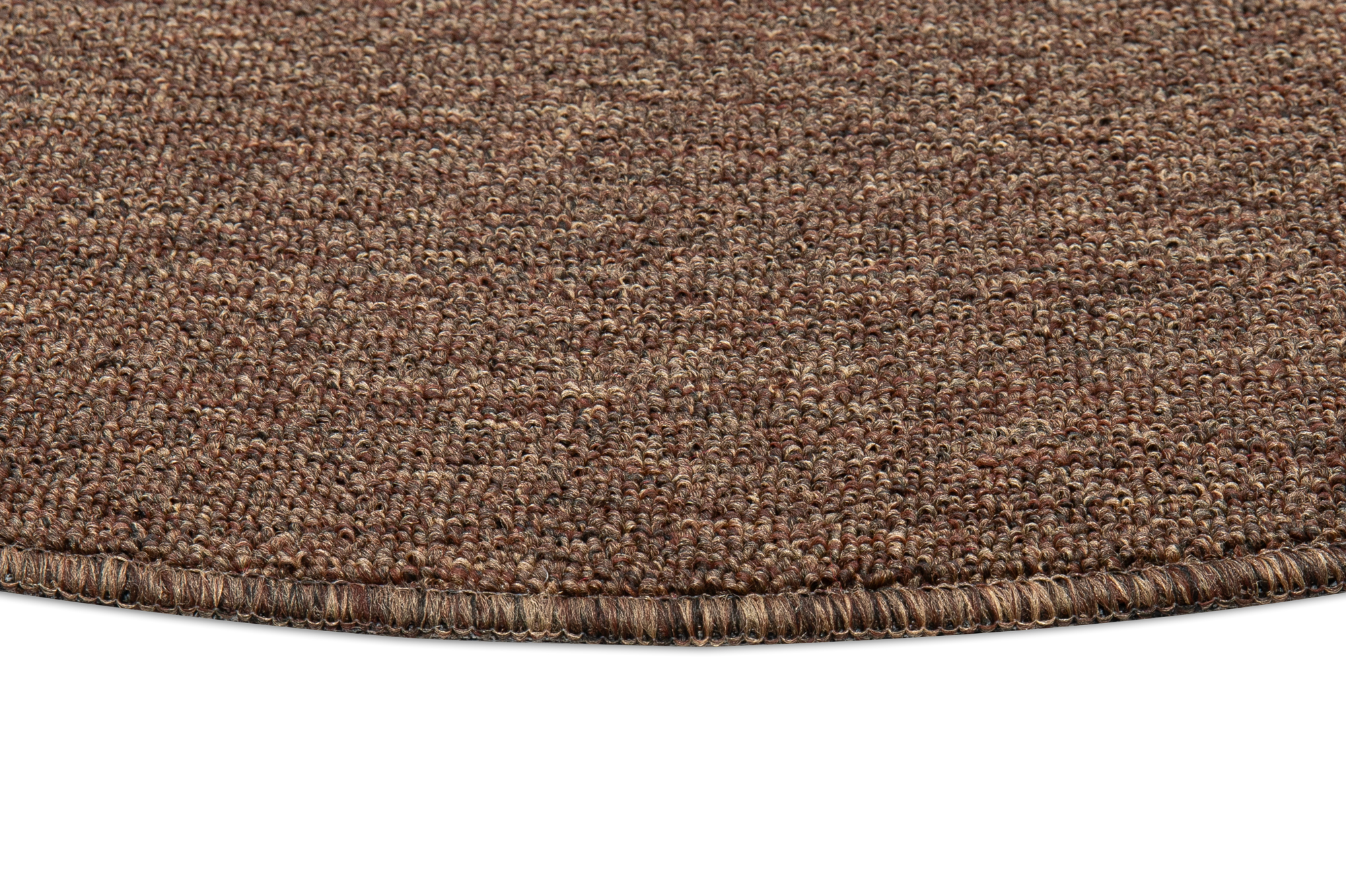 Tappeto Nizza Rotondo Marrone Moderno Antiscivolo