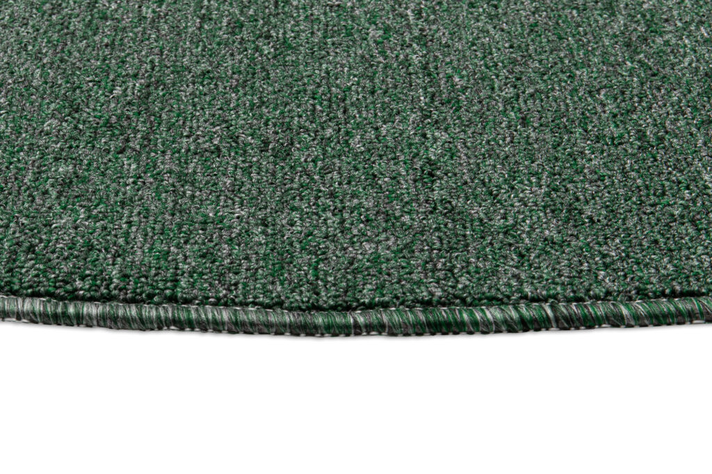 Tappeto Nizza Rotondo Verde Moderno Antiscivolo