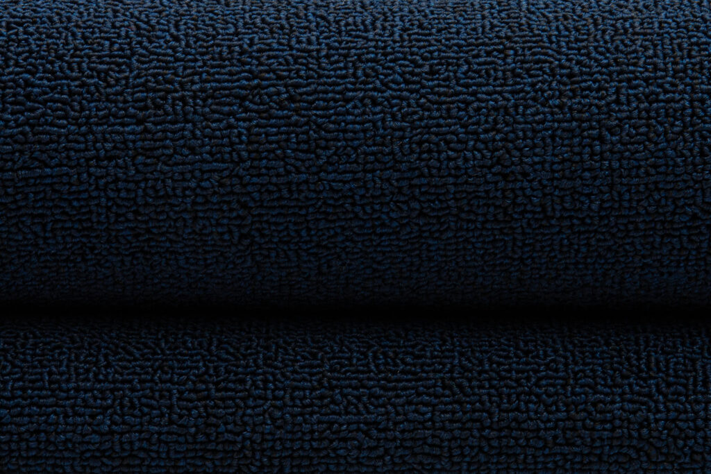 Tappeto Nizza Rotondo Blu Navy Moderno Antiscivolo