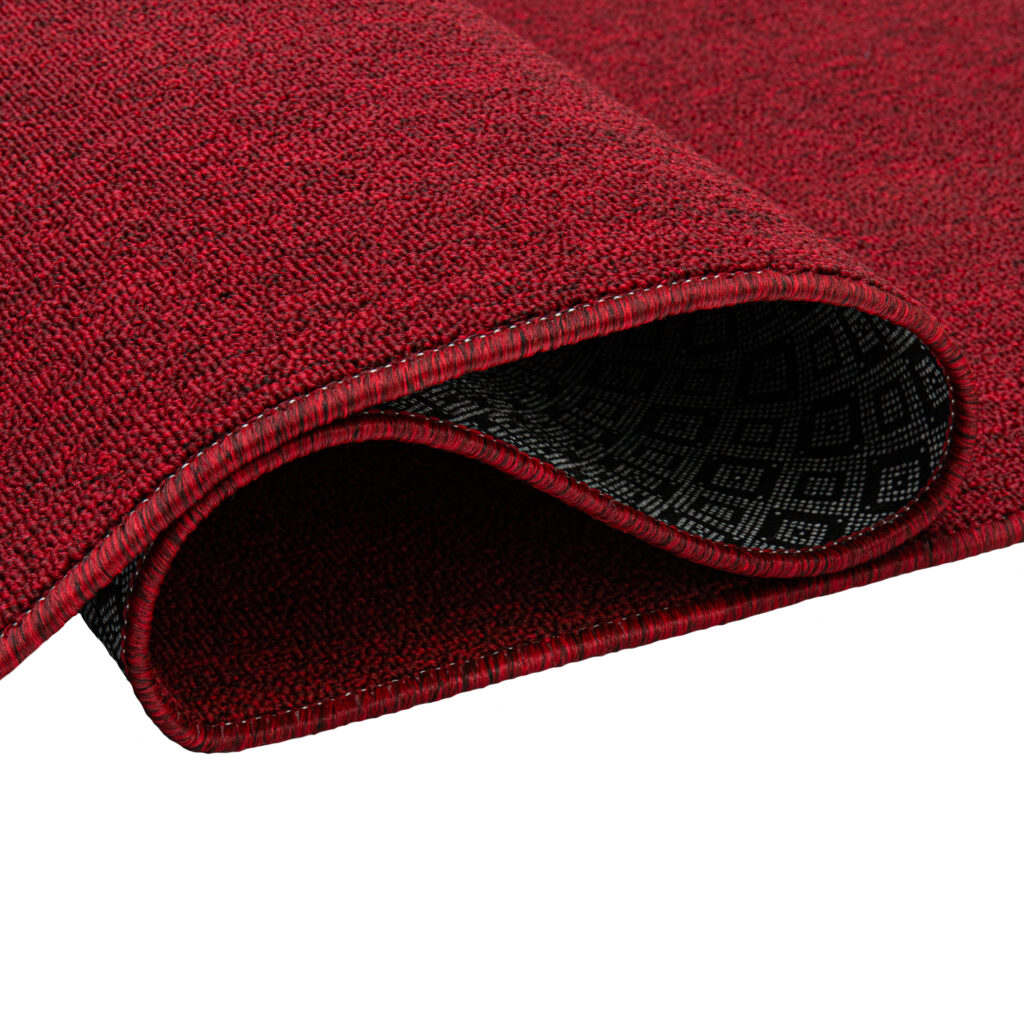 Tappeto Nizza Rosso Moderno Antiscivolo
