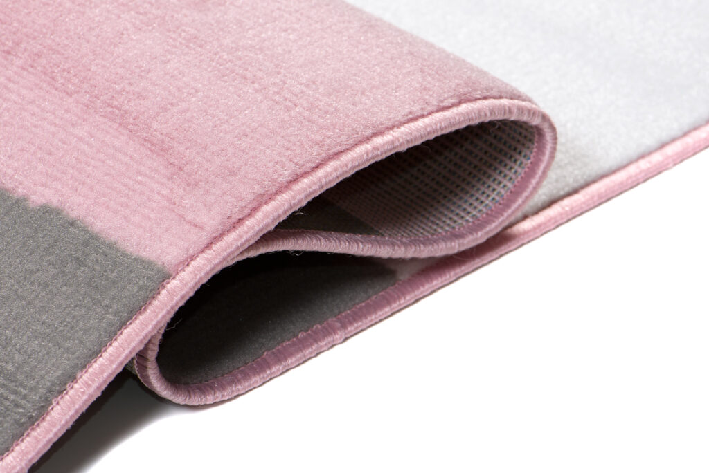 Tappeto Per Bambini Pinky Grigio Rosa Puzzle