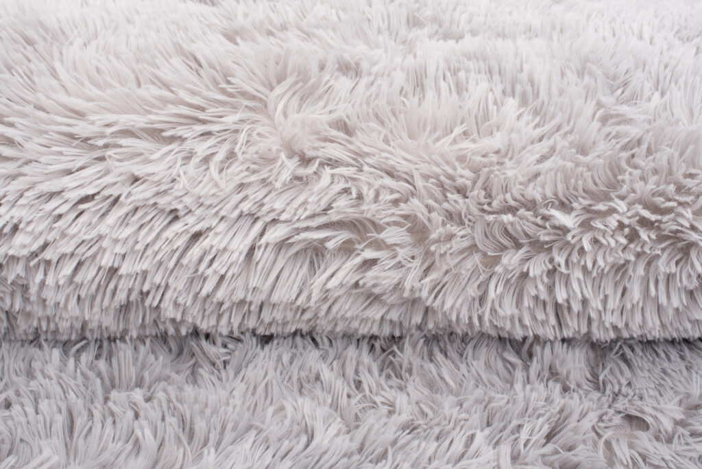 Tappeto Silk Antiscivolo Shaggy Grigio Chiaro