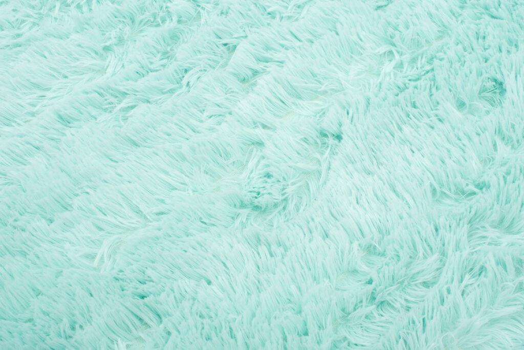 Tappeto Silk Antiscivolo Shaggy Menta