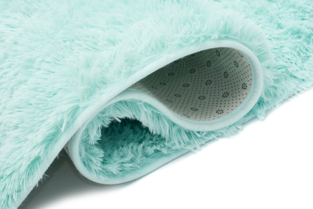 Tappeto Silk Antiscivolo Shaggy Menta
