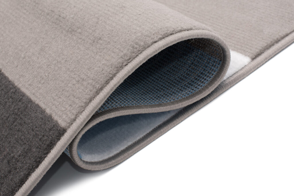 Tappeto Per Bambini Pinky Grigio Blu Strisce