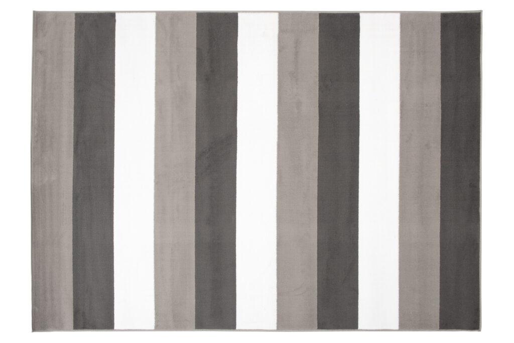 Tappeto Per Bambini Pinky Grigio Scuro Strisce