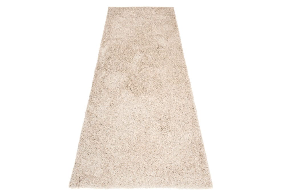Tappeto Passatoia Essence Shaggy Monocolore Beige Scuro