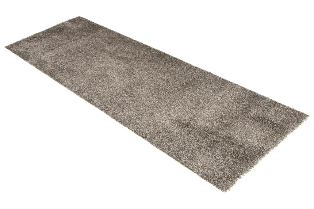 Tappeto Passatoia Essence Shaggy Monocolore Grigio Melange
