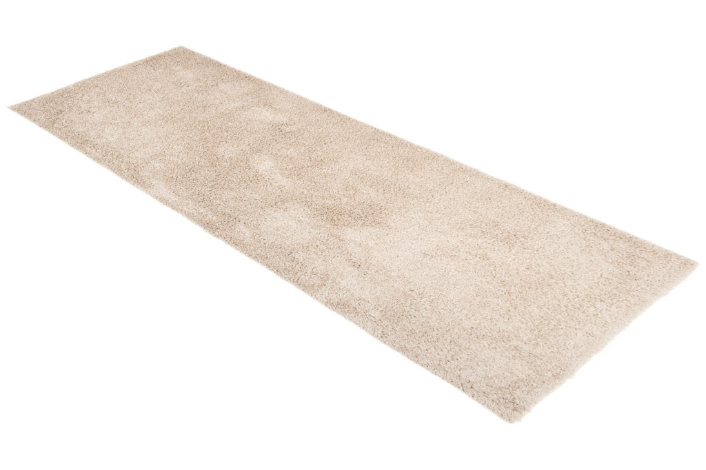 Tappeto Passatoia Essence Shaggy Monocolore Beige Scuro
