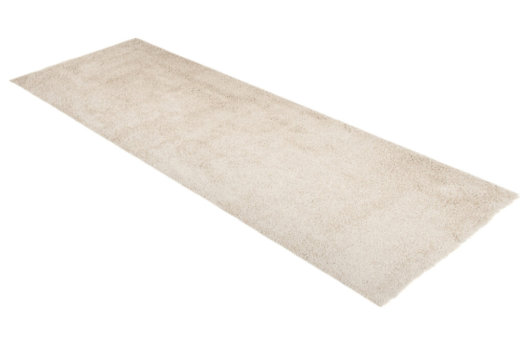 Tappeto Passatoia Essence Shaggy Monocolore Beige Chiaro