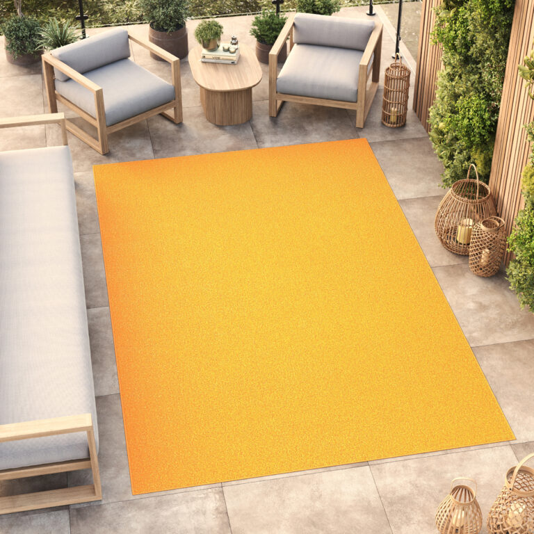 Tappeto Mono Interno Esterno Giallo