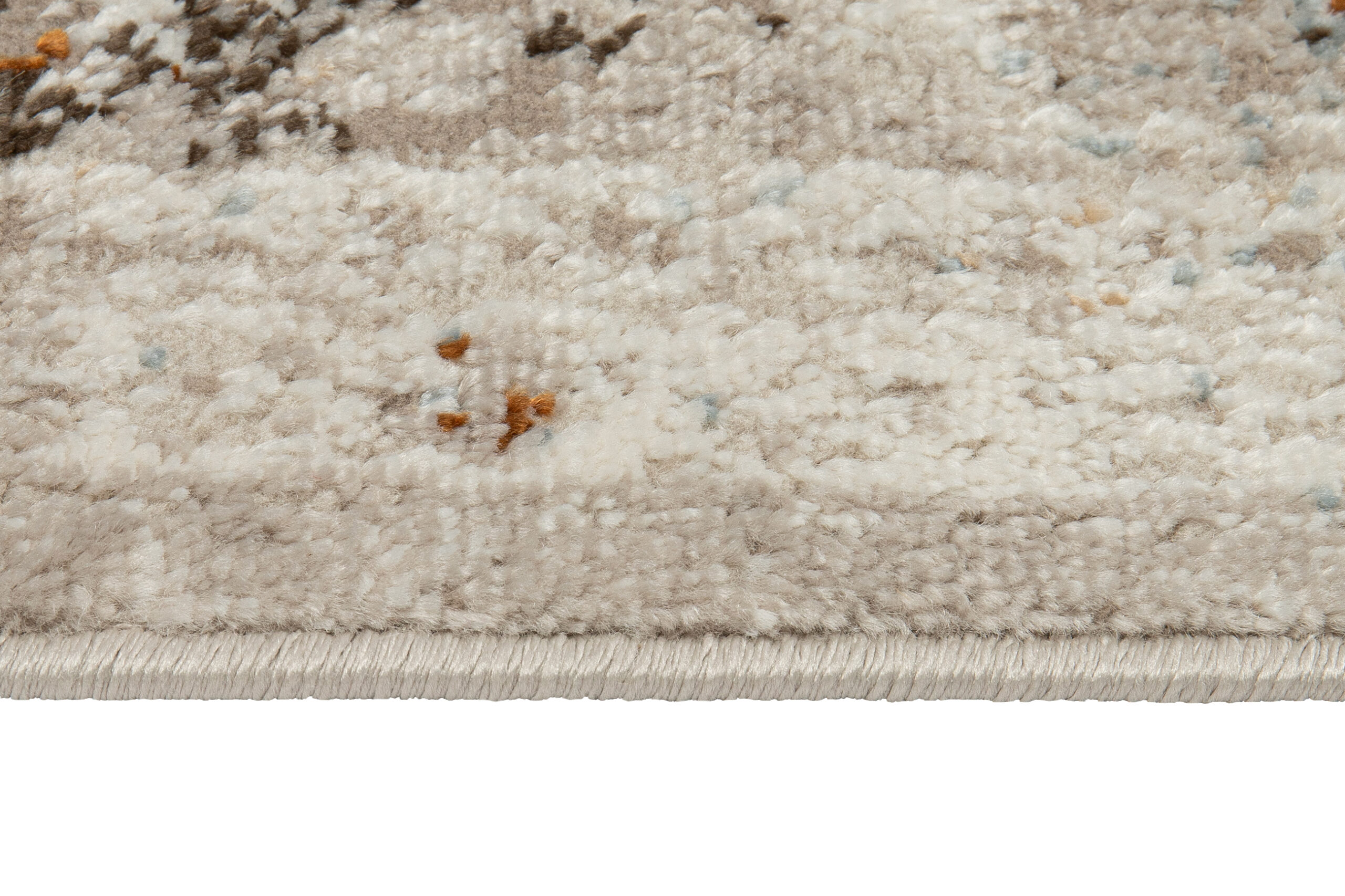 Tappeto Retro Grigio Blu Rame Floreale Vintage