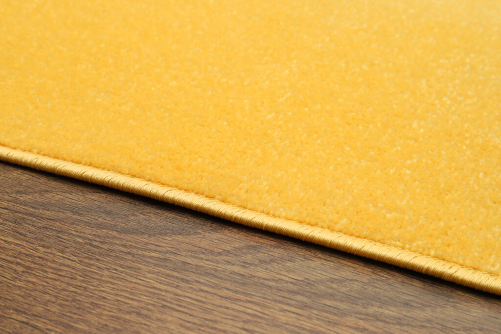 Tappeto Mono Quadrato Interno Esterno Giallo