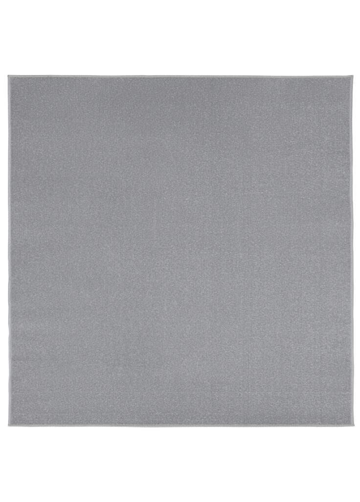 Tappeto Mono Quadrato Interno Esterno Grigio Chiaro