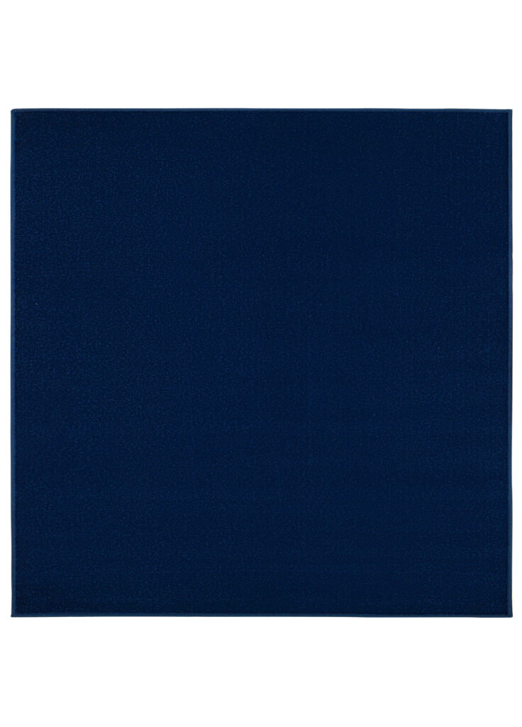 Tappeto Mono Quadrato Interno Esterno Blu Scuro