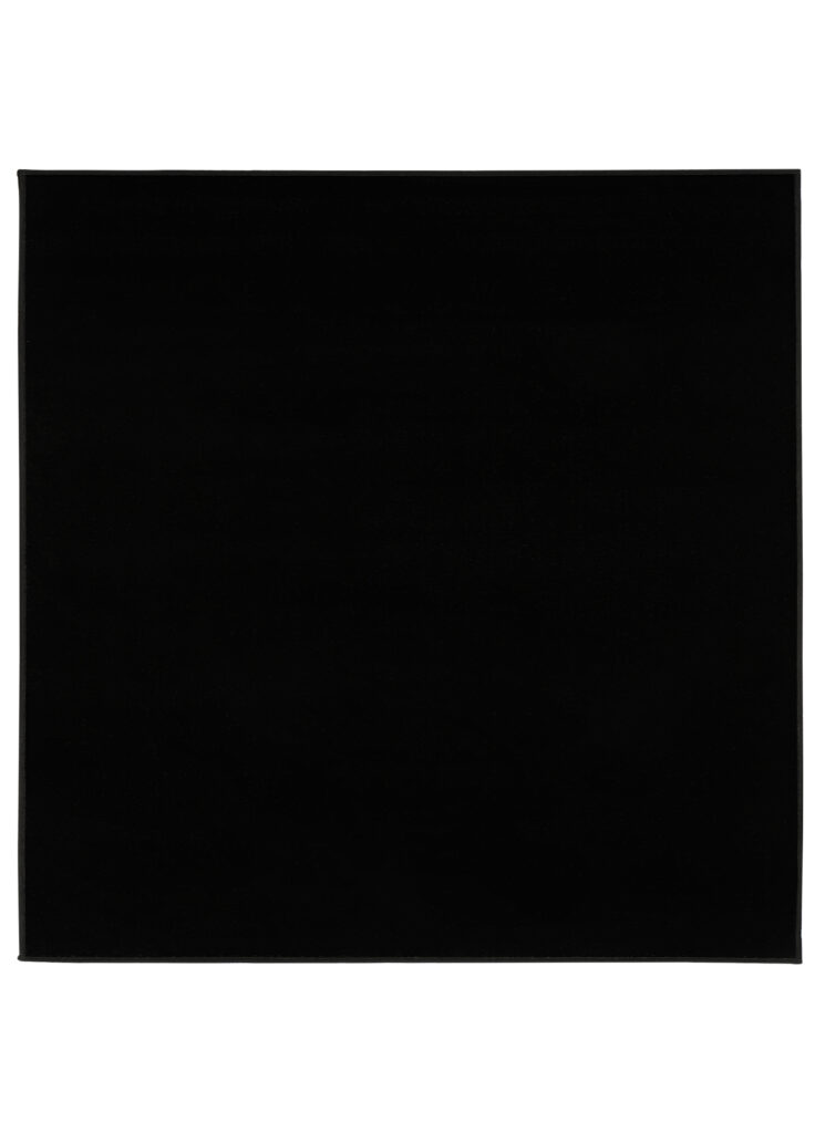 Tappeto Mono Quadrato Interno Esterno Nero