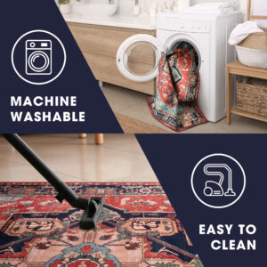 Tappeto Ritz Multicolore Mosaico Vintage