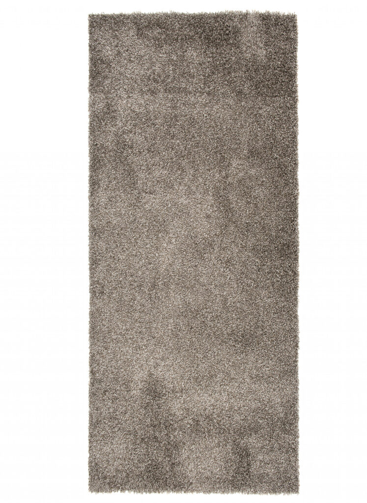 Tappeto Passatoia Essence Shaggy Monocolore Grigio Melange