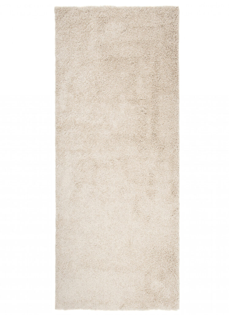 Tappeto Passatoia Essence Shaggy Monocolore Beige Chiaro
