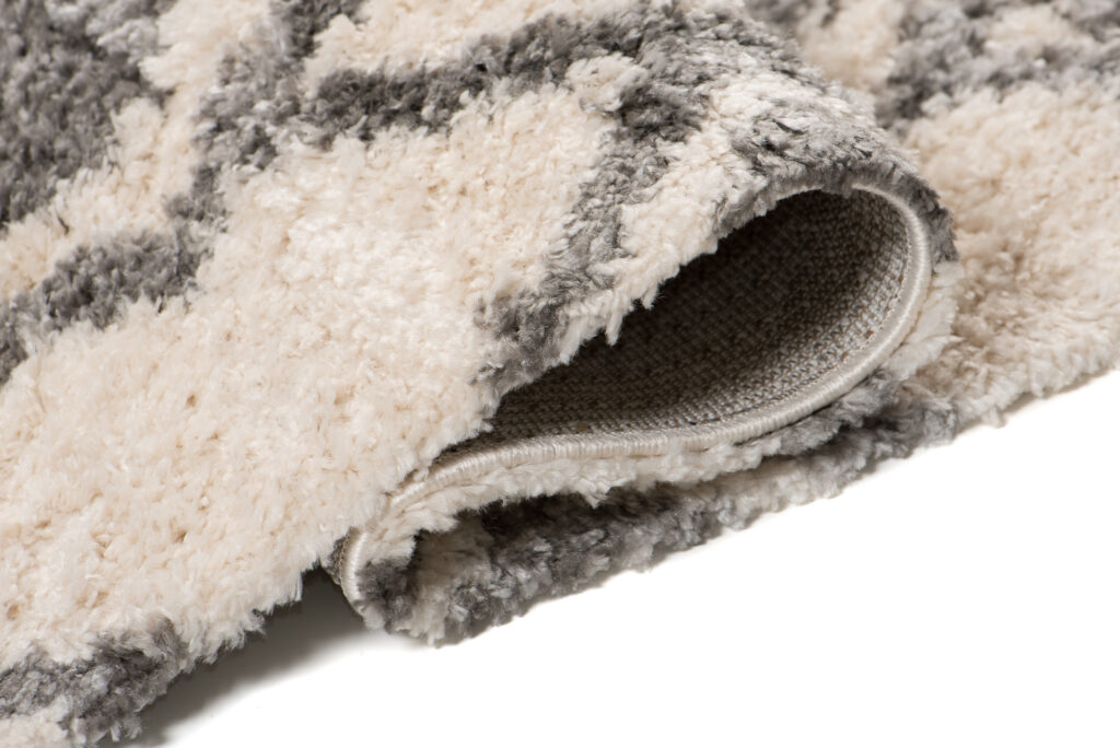 Tappeto Versay Crema Grigio Etnico con Frange