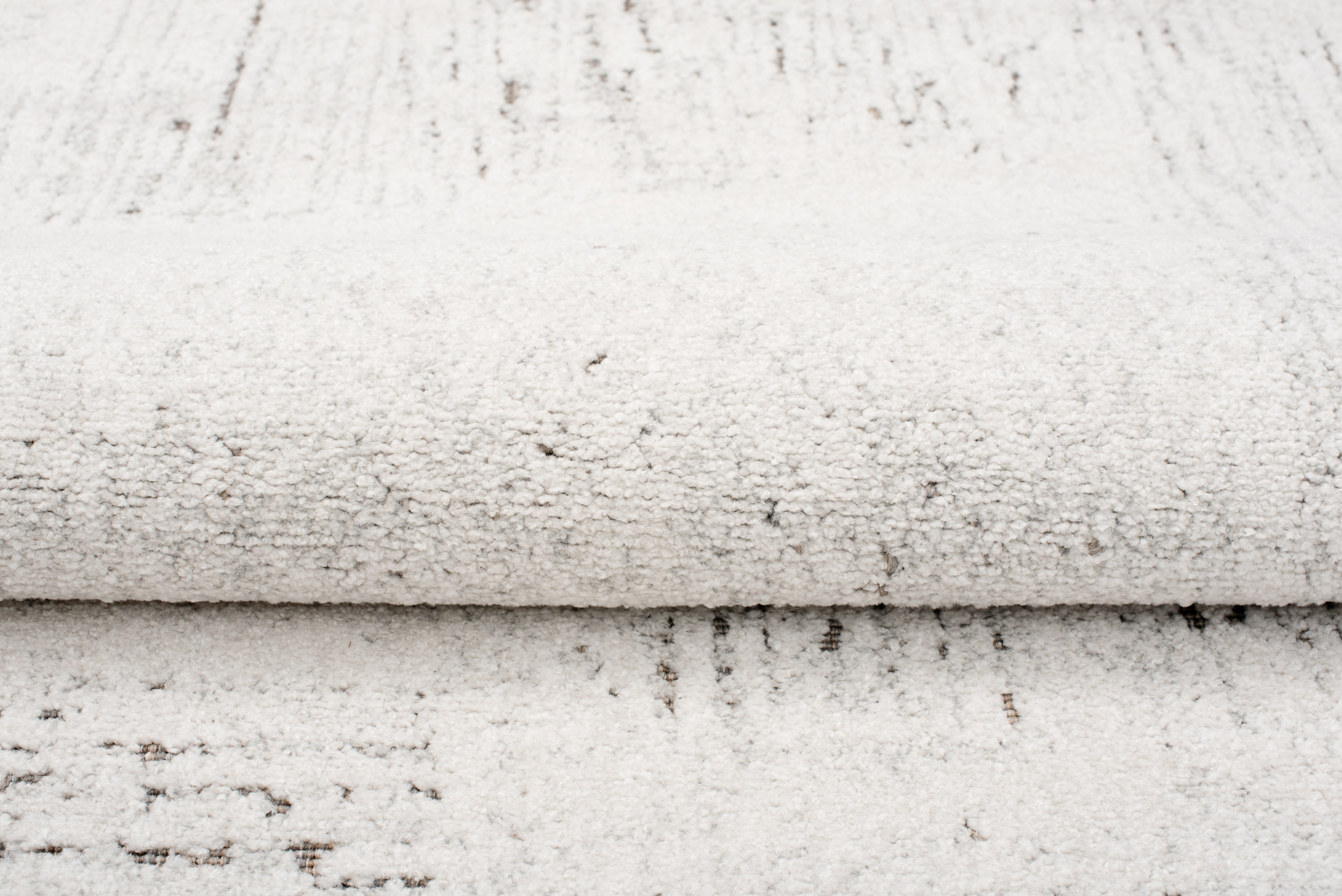 Tappeto Lotus Vintage Puntinato Avorio Beige Pelo Corto