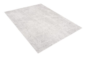 Tappeto Lotus Vintage Puntinato Avorio Beige Astratto Geometrico