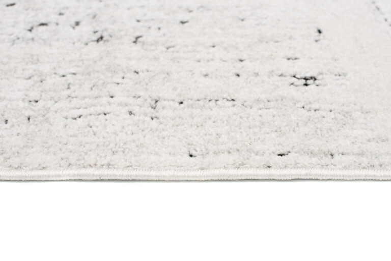 Tappeto Lotus Vintage Puntinato Avorio Antracite Pelo Corto