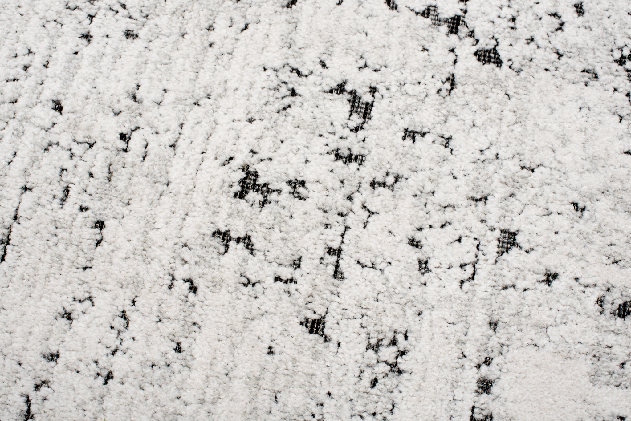 Tappeto Lotus Vintage Puntinato Avorio Antracite Pelo Corto